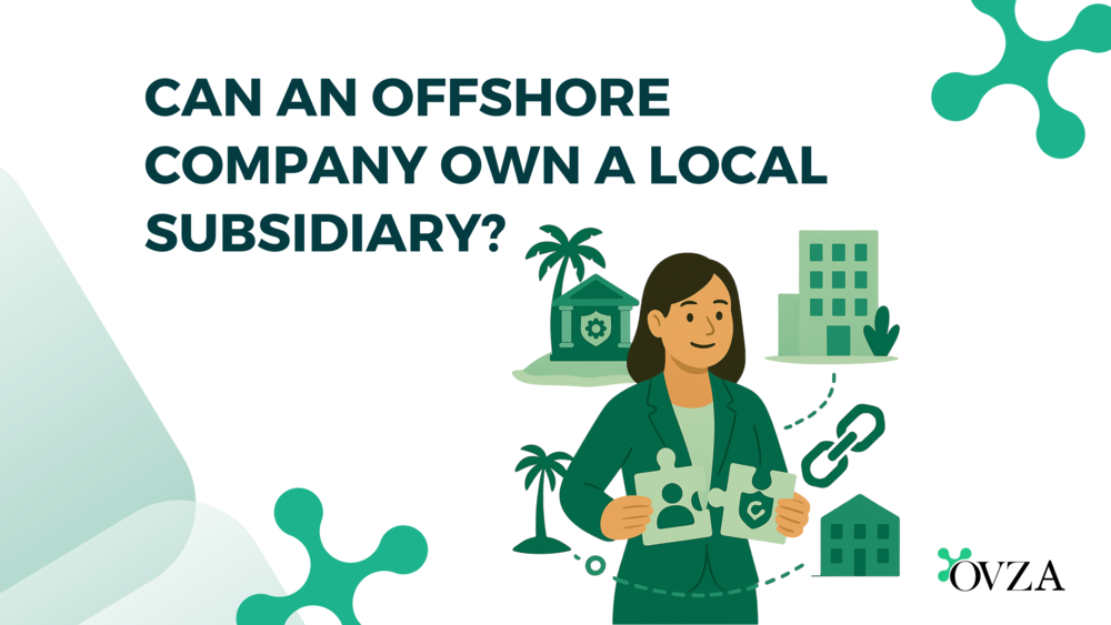 Can an offshore company own a local subsidiary
