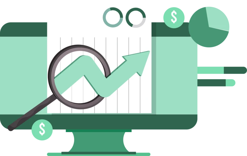 A Market on the Rise illustration